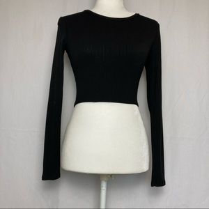 GARAGE Long sleeve crop top